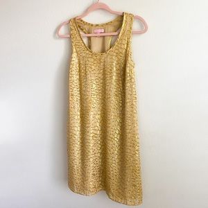 GORGEOUS Gold Lilly Pulitzer short dress size small​